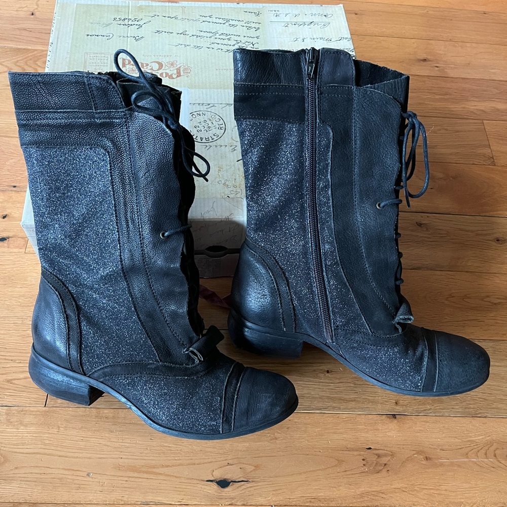 Nine West Karen Elson In the Dirt Boots size 7